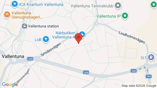 Apartments for rent i Vallentuna - kort over placeringen