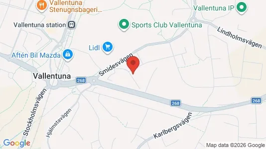 Apartments for rent i Vallentuna - kort over placeringen