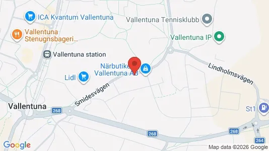 Apartments for rent i Vallentuna - kort over placeringen