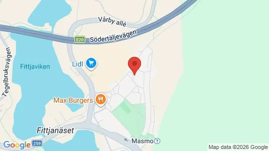 Apartments for rent i Huddinge - kort over placeringen