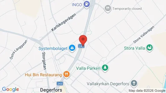 Apartments for rent i Degerfors - kort over placeringen