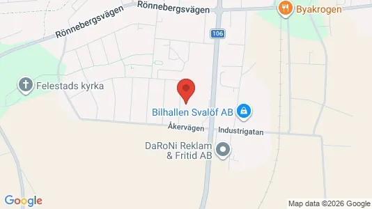 Apartments for rent i Svalöv - kort over placeringen