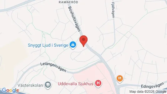 Apartments for rent i Uddevalla - kort over placeringen