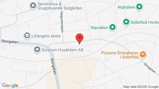 Apartments for rent i Sollefteå - kort over placeringen