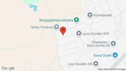 Apartments for rent i Kumla - kort over placeringen