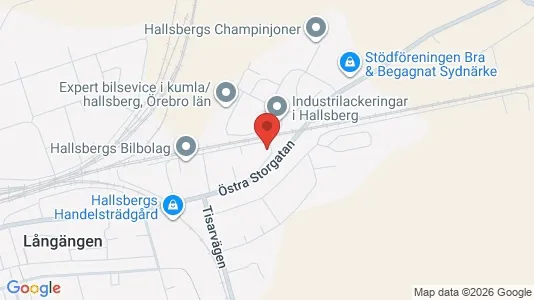 Apartments for rent i Hallsberg - kort over placeringen