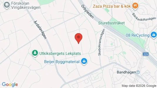 Apartments for rent i Stockholm South - kort over placeringen