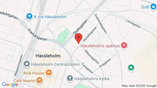 Apartments for rent i Hässleholm - kort over placeringen