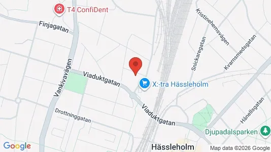 Apartments for rent i Hässleholm - kort over placeringen