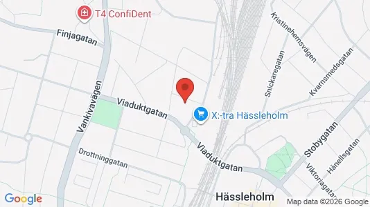 Apartments for rent i Hässleholm - kort over placeringen