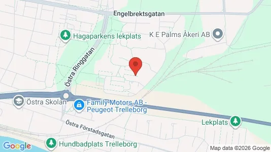 Apartments for rent i Trelleborg - kort over placeringen