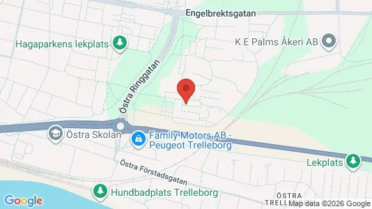 Apartments for rent i Trelleborg - kort over placeringen