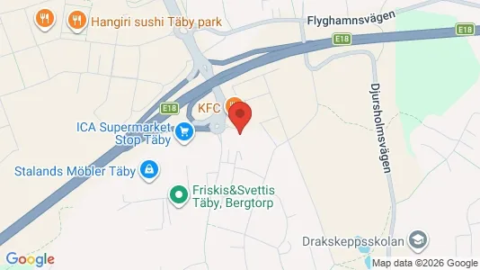 Apartments for rent i Täby - kort over placeringen