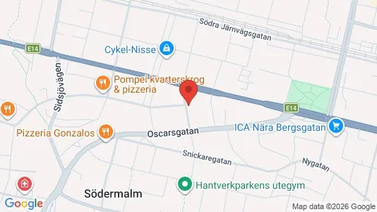 Apartments for rent i Sundsvall - kort over placeringen