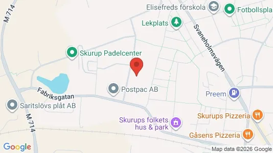 Apartments for rent i Skurup - kort over placeringen