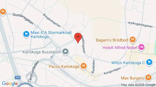 Apartments for rent i Karlskoga - kort over placeringen