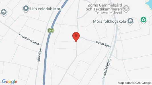 Apartments for rent i Mora - kort over placeringen