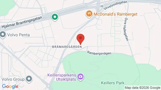 Apartments for rent i Lundby - kort over placeringen