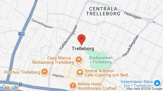 Apartments for rent i Trelleborg - kort over placeringen