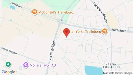 Apartments for rent i Trelleborg - kort over placeringen