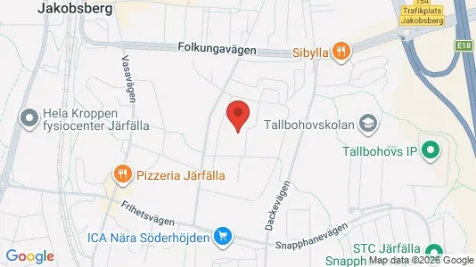 Apartments for rent i Järfälla - kort over placeringen