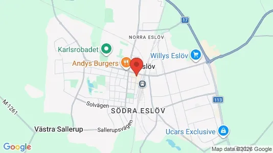 Houses for rent i Eslöv - kort over placeringen