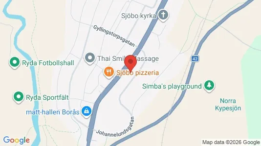 Apartments for rent i Borås - kort over placeringen