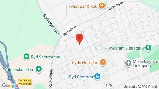 Apartments for rent i Linköping - kort over placeringen