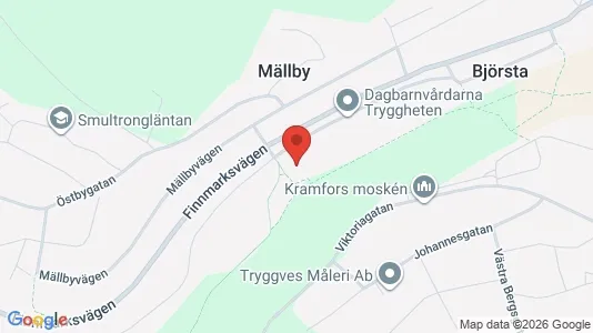 Apartments for rent i Kramfors - kort over placeringen