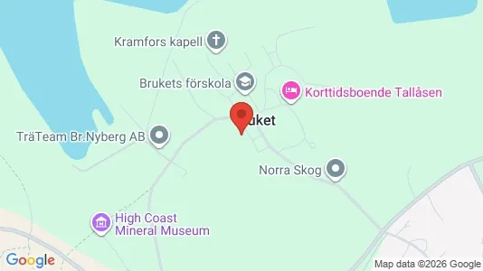 Apartments for rent i Kramfors - kort over placeringen