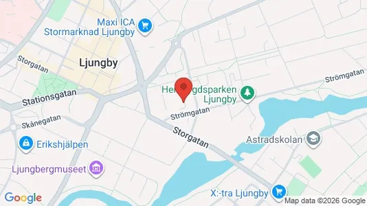 Apartments for rent i Ljungby - kort over placeringen