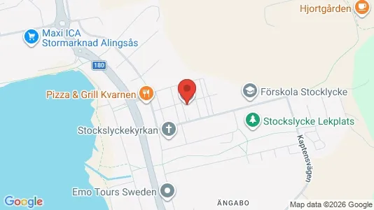 Apartments for rent i Alingsås - kort over placeringen