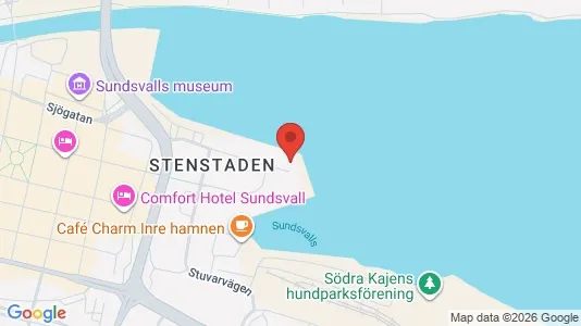 Apartments for rent i Sundsvall - kort over placeringen