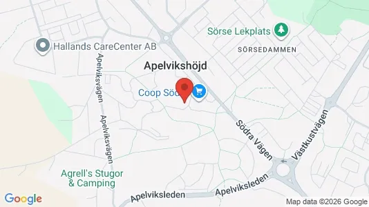 Apartments for rent i Varberg - kort over placeringen