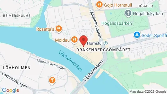 Apartments for rent i Södermalm - kort over placeringen