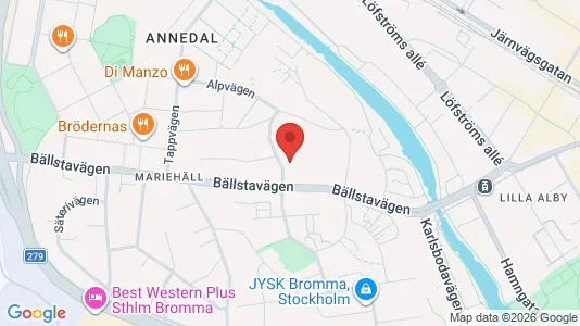 Apartments for rent i Stockholm West - kort over placeringen
