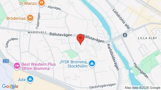 Apartments for rent i Stockholm West - kort over placeringen