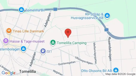 Apartments for rent i Tomelilla - kort over placeringen