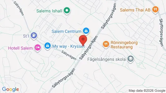 Apartments for rent i Salem - kort over placeringen