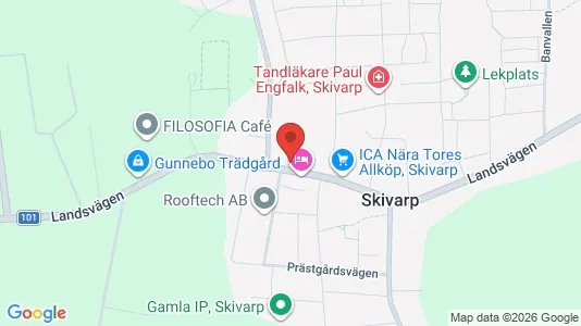 Apartments for rent i Skurup - kort over placeringen