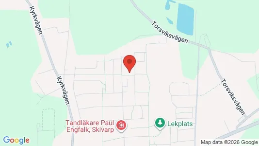 Apartments for rent i Skurup - kort over placeringen