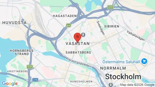 Apartments for rent i Vasastan - kort over placeringen