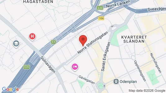 Apartments for rent i Vasastan - kort over placeringen