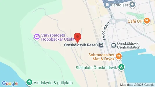 Apartments for rent i Örnsköldsvik - kort over placeringen