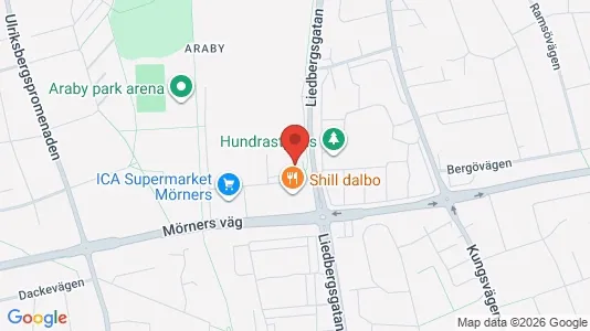 Apartments for rent i Växjö - kort over placeringen