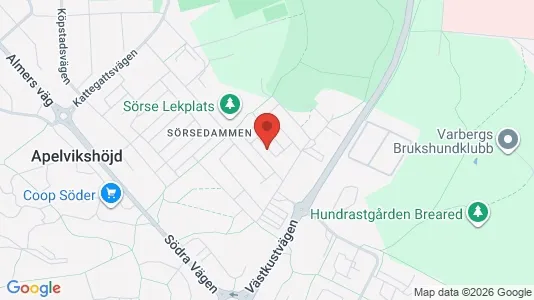 Apartments for rent i Varberg - kort over placeringen