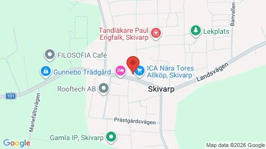 Apartments for rent i Skurup - kort over placeringen