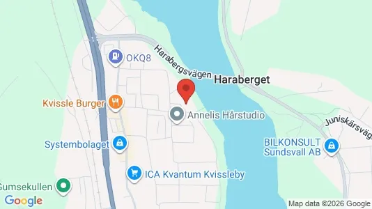 Apartments for rent i Sundsvall - kort over placeringen