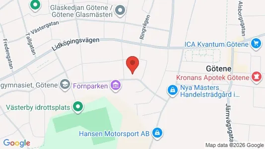 Apartments for rent i Götene - kort over placeringen