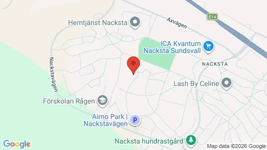 Apartments for rent i Sundsvall - kort over placeringen